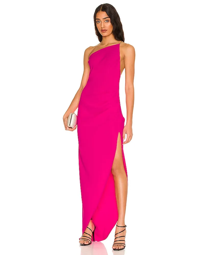 Amanda Uprichard ABENDKLEID MAREA in Fuchsia Fuchsia