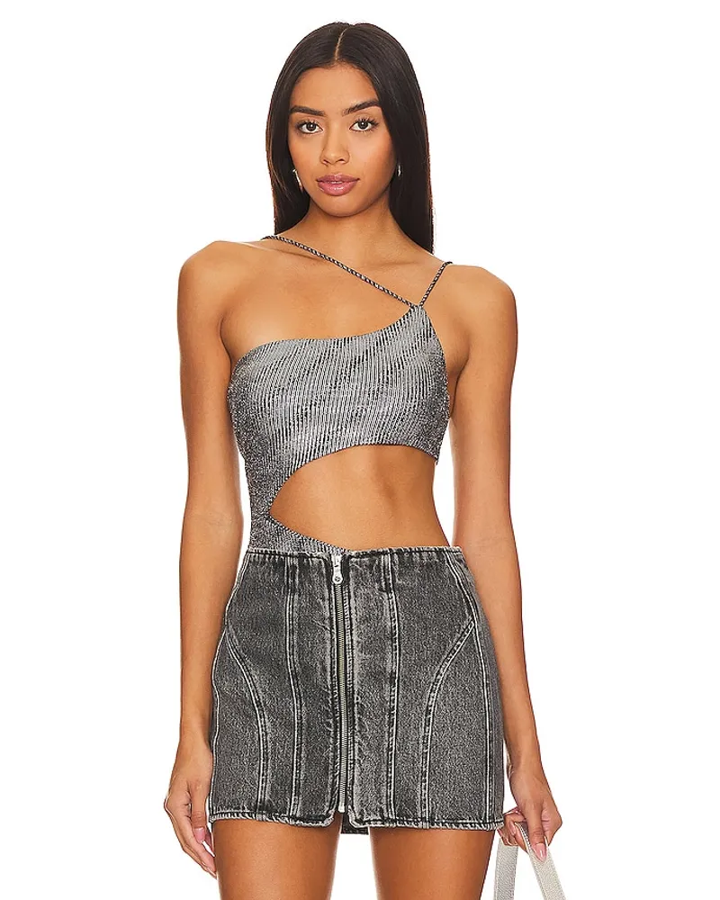 superdown BODY TAHLIA in Metallic Silver Metallic