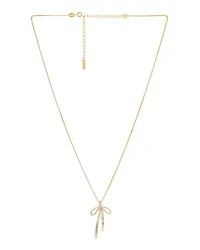 Casa Clara Dandy Necklace in Metallic Gold Metallic