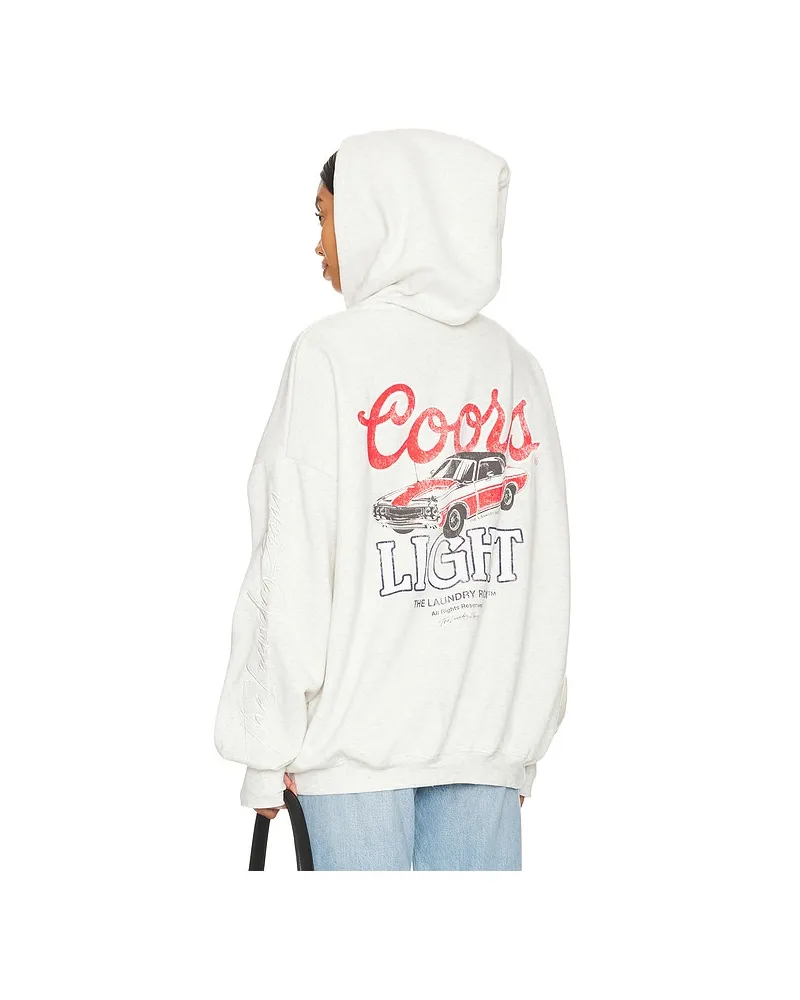 The Laundry Room Coors Racing Hideout Hoodie in Light Grey Light