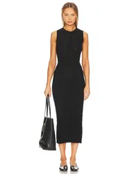 Varley MIDI-KLEID FLORIAN in Black Black