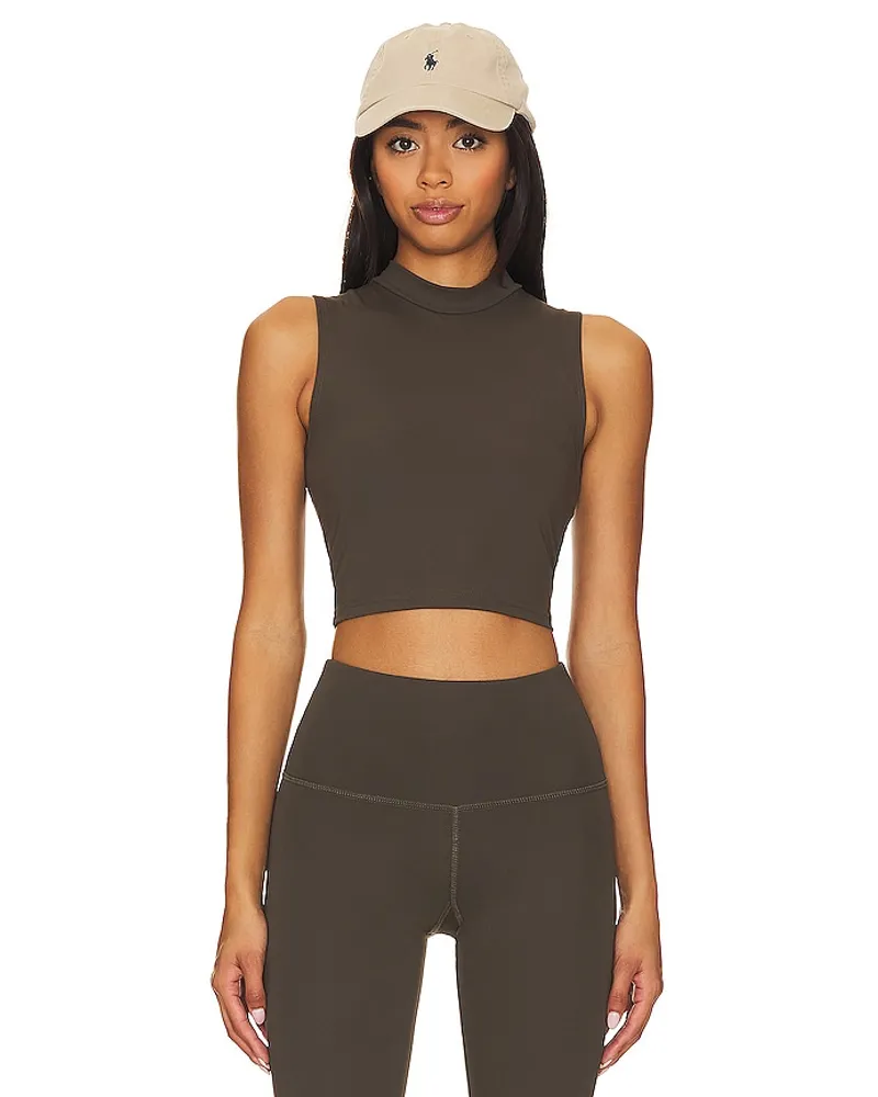 STRUT-THIS CROP-TOP THE FRANKIE in Brown Brown