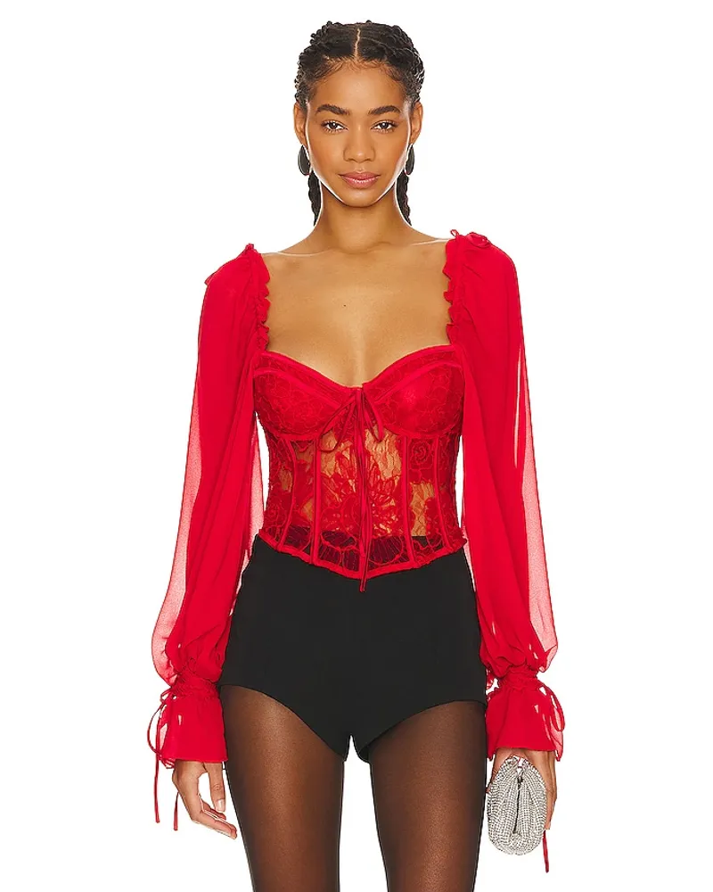 For Love and Lemons OBERTEIL SADE in Red Red