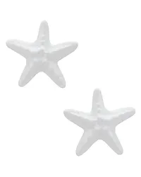 JULIETTA OHRRINGE STARFISH in White White