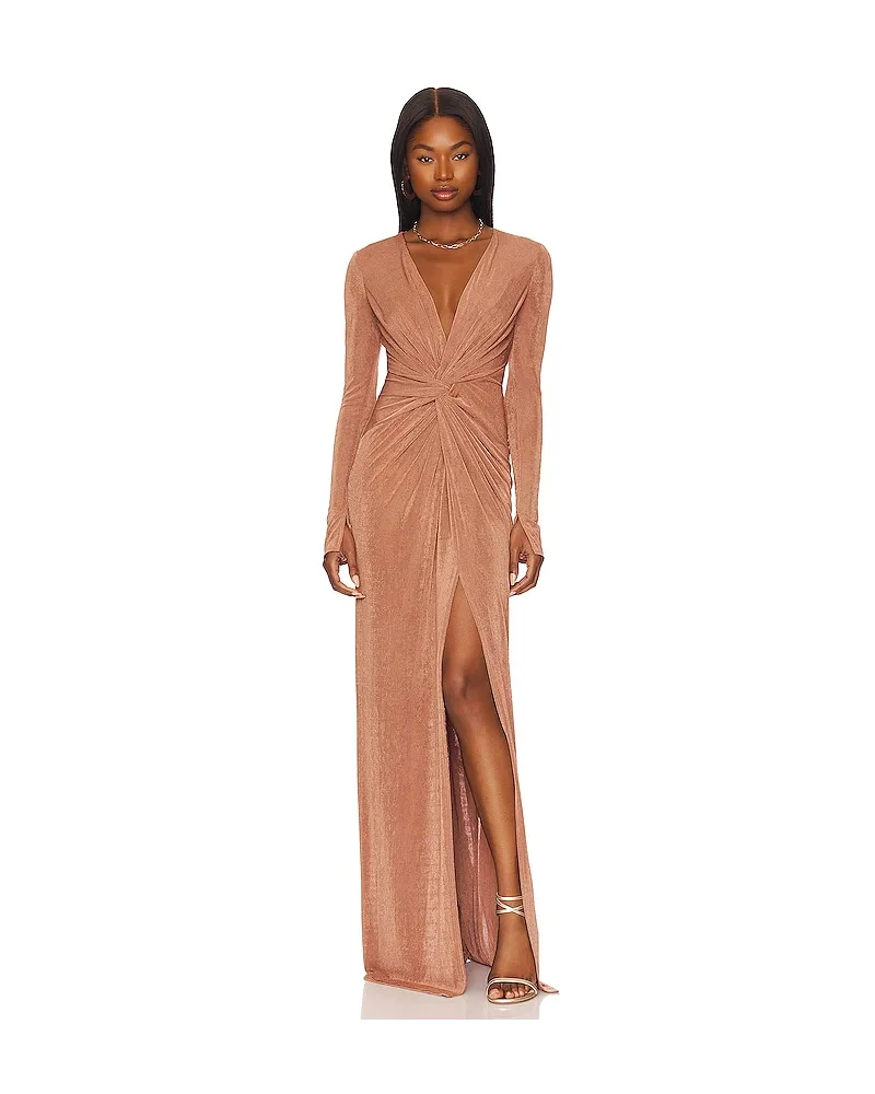 Katie May ABENDKLEID IN A MOOD in Metallic Copper Metallic