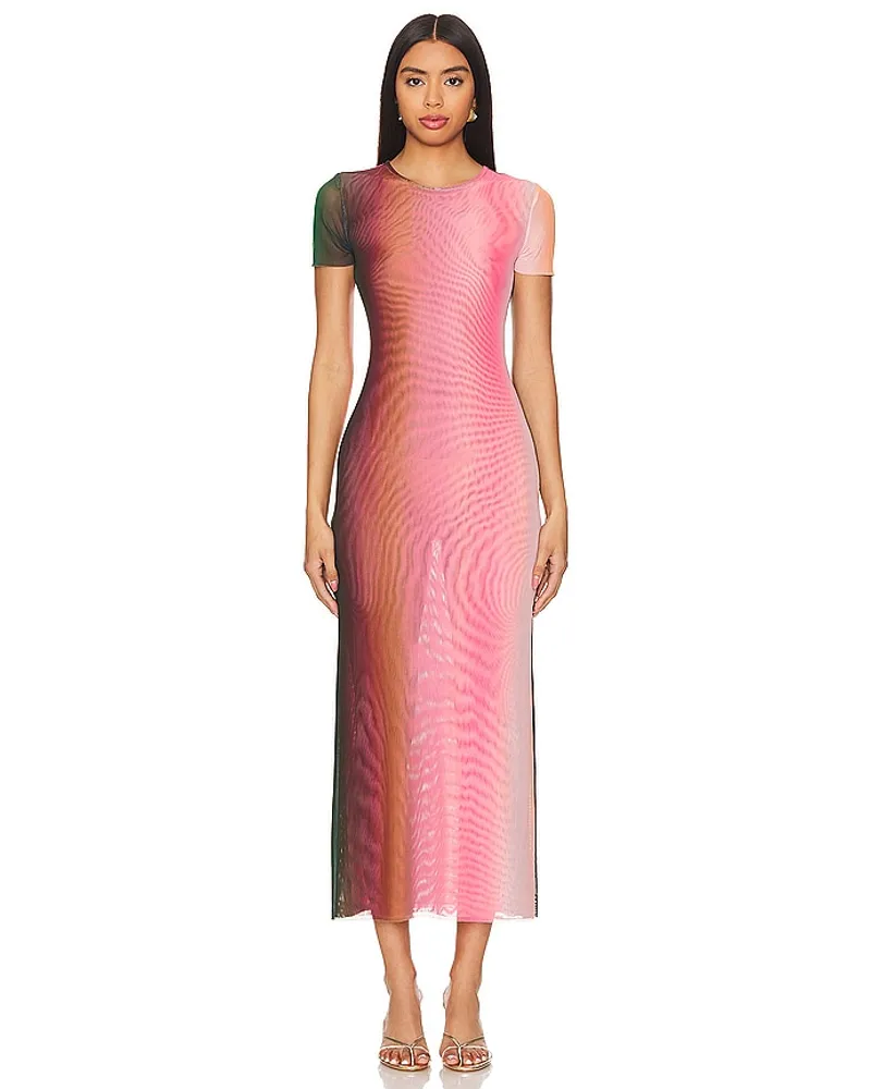 MISA Los Angeles MIDI-KLEID VANESSA in Pink Pink