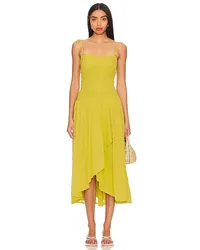 Free People MIDI-KLEID FREE PEOPLE SPARKLING MOMENT in Olive Olive