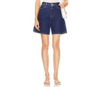 A-line Shorts in Blue