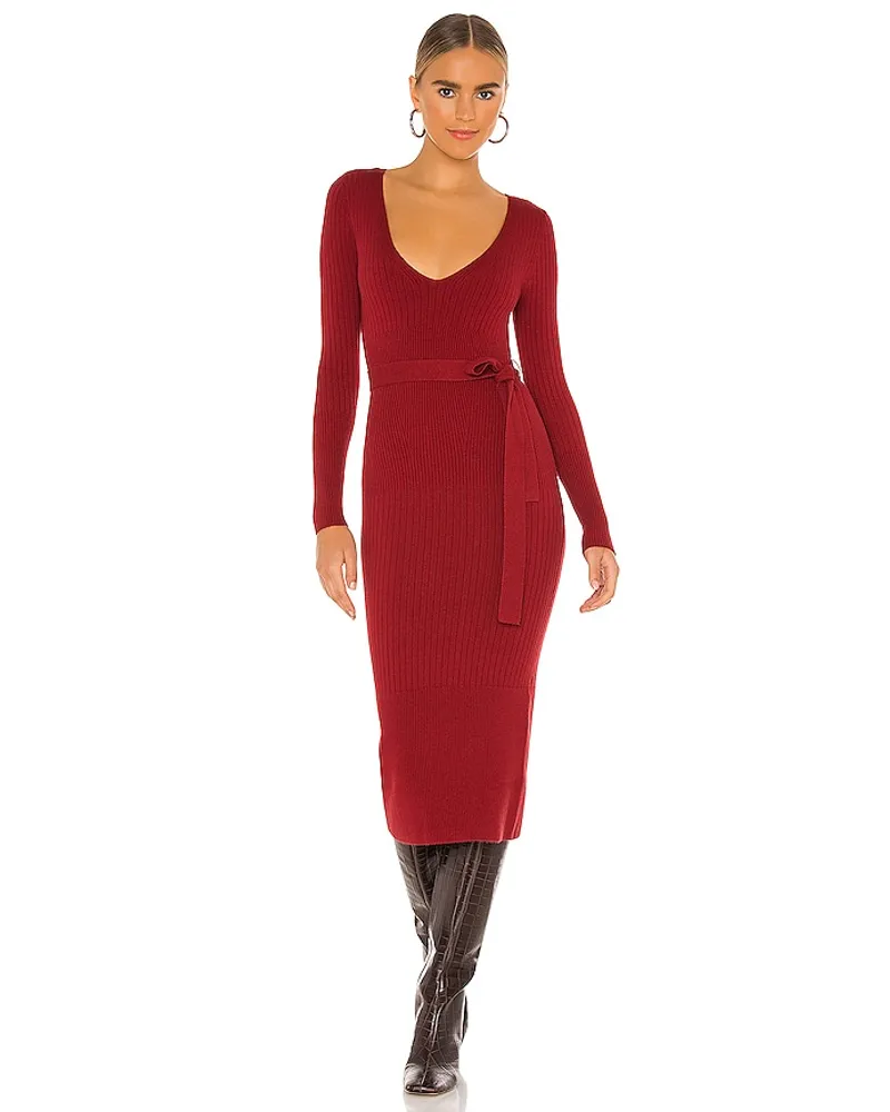 House of Harlow 1960 STRICKKLEID AARON in Red Red