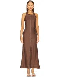 BONDI BORN ÄRMELLOSES MAXIKLEID VARENNA in Brown Brown