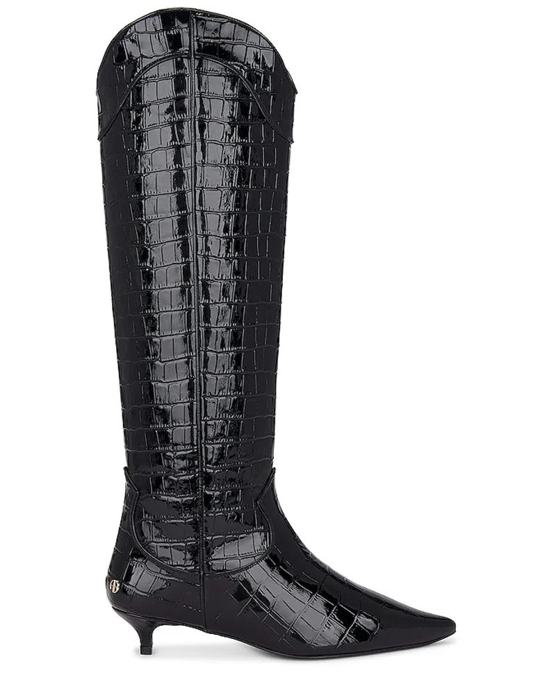 Anine Bing BOOTS TALL RAE in Black Black