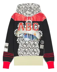 Abc. HOODIE in Black Black