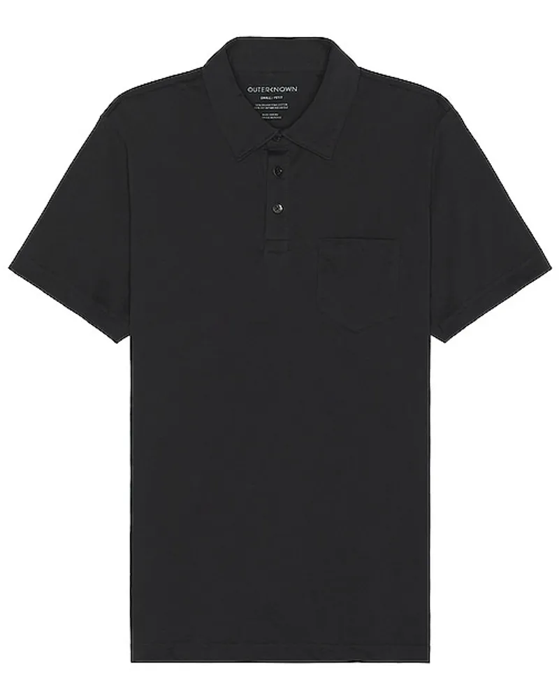 Outerknown POLOHEMD in Black Black