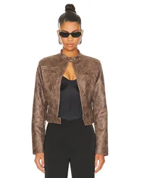 Lioness BIKERJACKE BELLA in Chocolate Chocolate