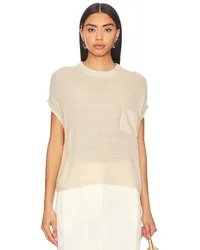 LnA Clothing Loma Semi Sheer Sweater in Tan Tan