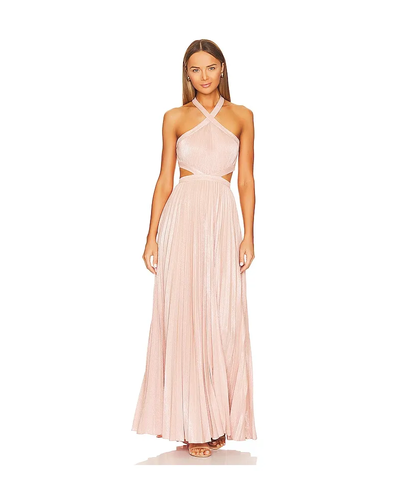 BCBGMAXAZRIA ABENDKLEID in Blush Blush