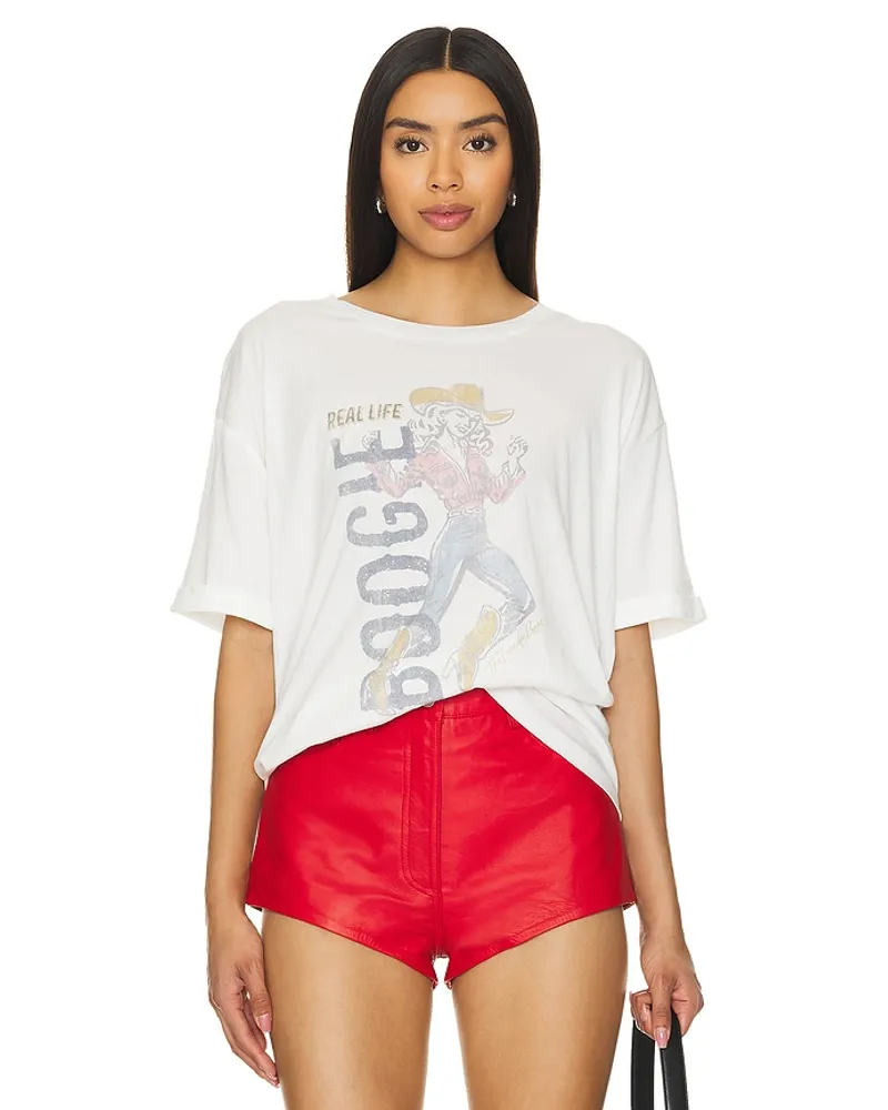 The Laundry Room Coors Boogie Oversized Tee in White White