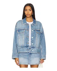 BLANKNYC BOMBERJACKE in Denim-Light Denim-light