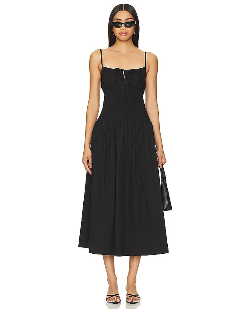 Ciao Lucia MIDI-KLEID BARBARA in Black Black