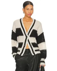 Steve Madden CARDIGAN BECCA in Black,White Black