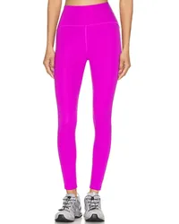 BEYOND YOGA MIDI-LEGGINGS MIT HOHEM BUND POWERBEYOND STRIVE in Purple Purple