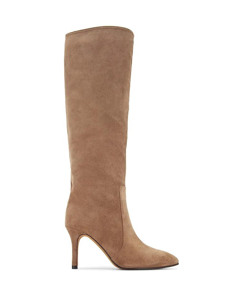 TORAL BOOT SUEDE TALL in Taupe Taupe