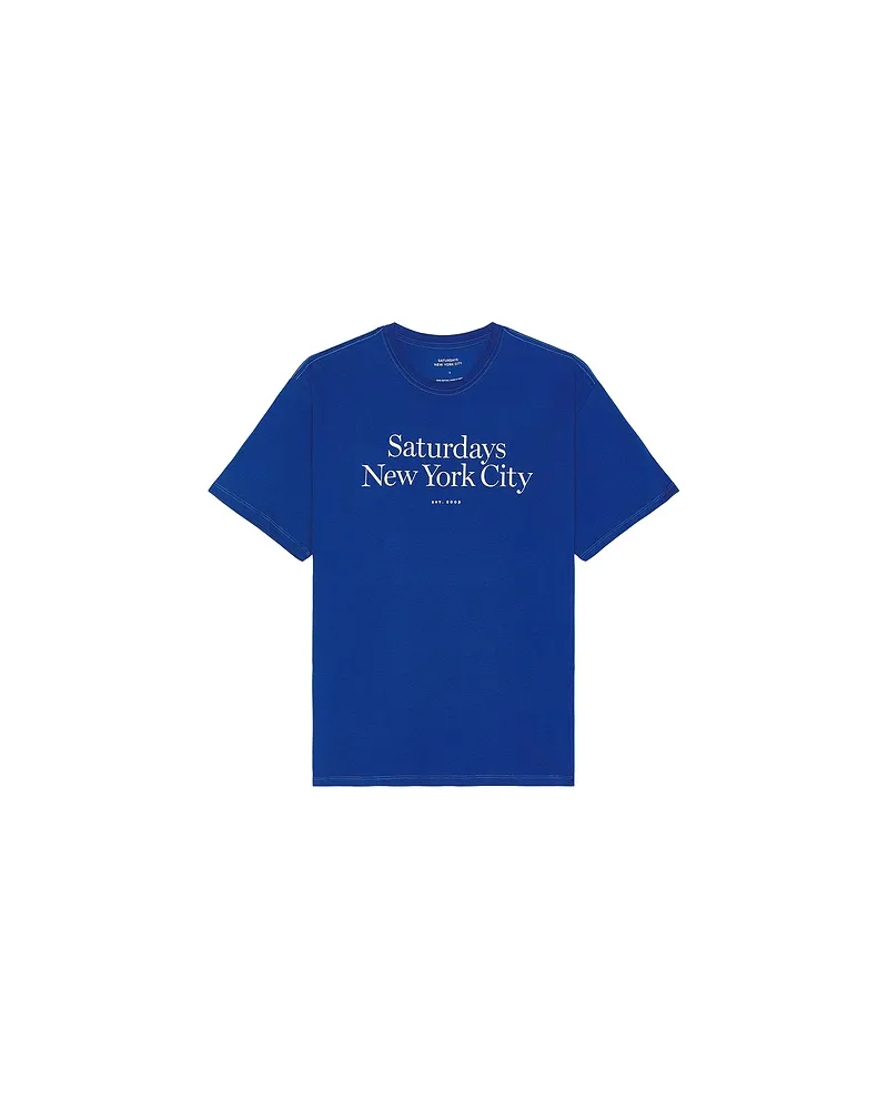 Saturdays NYC SHIRTKLEIDER in Blue