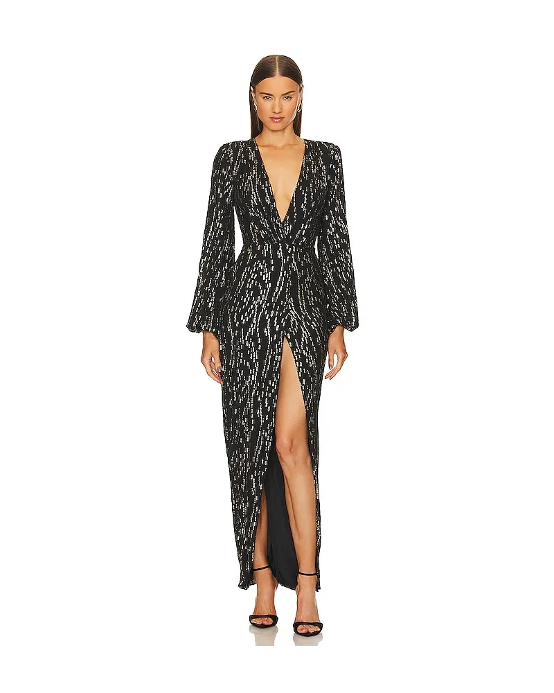 Michael Costello ABENDKLEID OBERON in Black Black