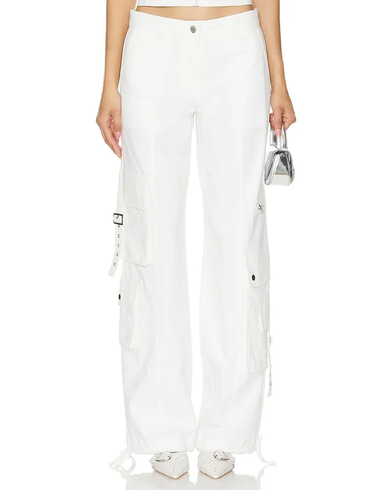 BY.DYLN CARGO-HOSE LEVI in White White