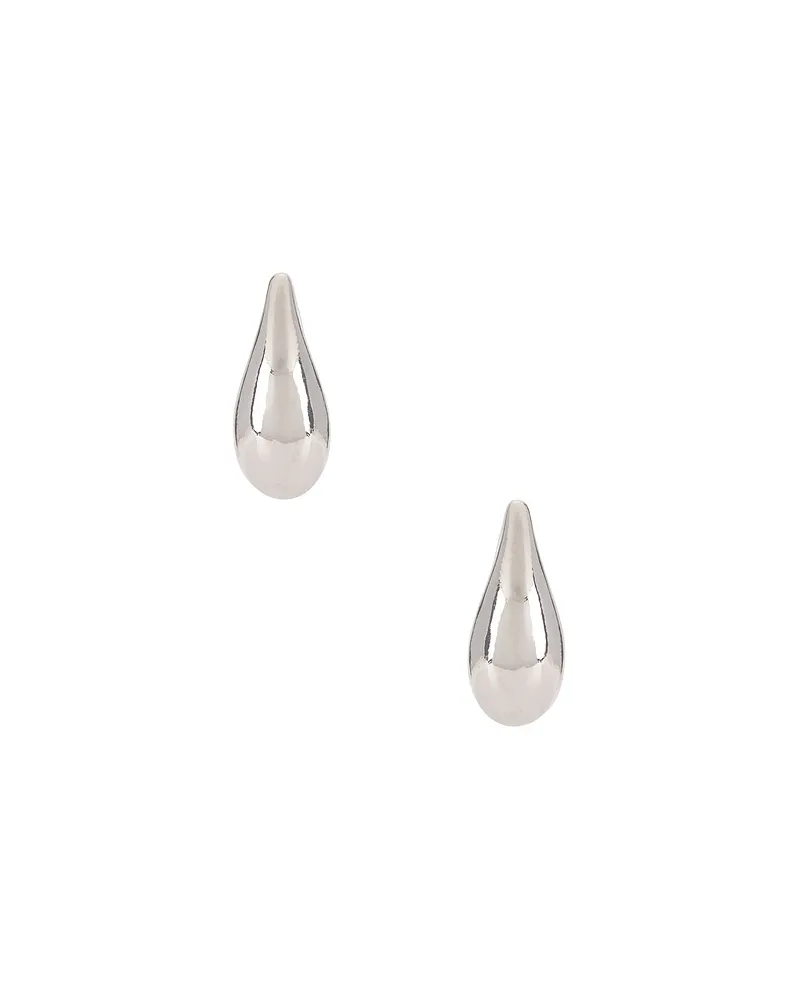 BaubleBar OHRRINGE MIT TROPFEN-ANHÄNGERN in Metallic Silver