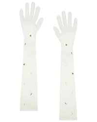 Anna October LANGE HANDSCHUHE LARA in Ivory Ivory