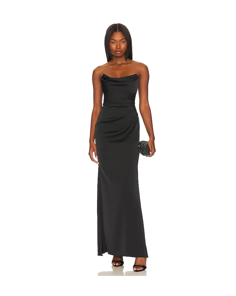 Katie May ABENDKLEID TAYLOR in Black Black