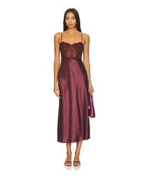 CAMI NYC KLEID MAUREEN in Burgundy Burgundy