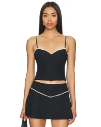 Fleur Du Mal x REVOLVE Lace Cupped Tank in Black Black