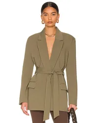 Bardot BLAZER BELTED in Olive Olive