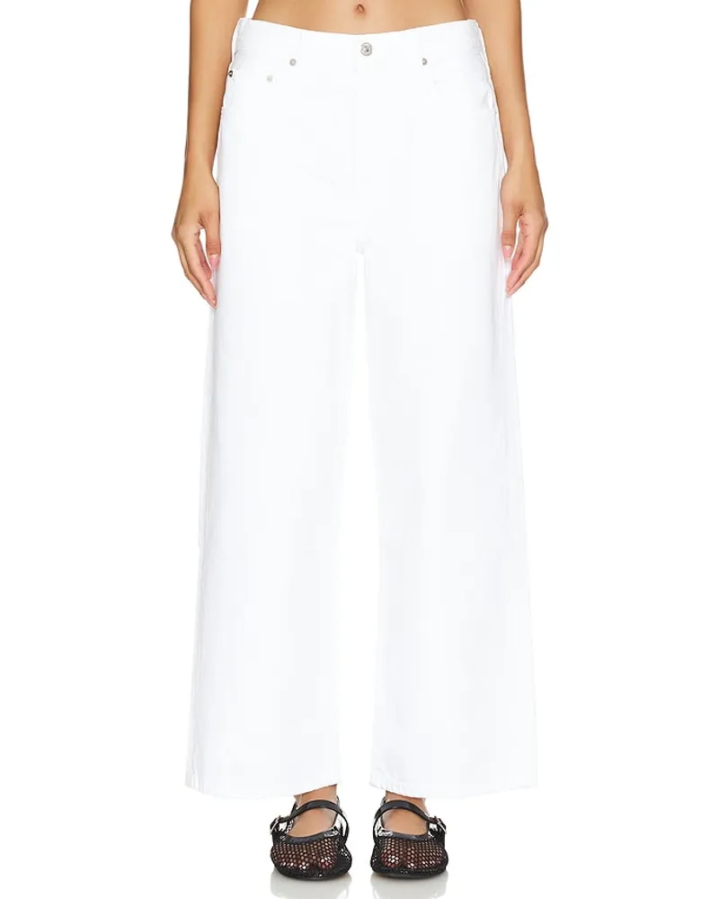 Citizens of humanity Pina Low Rise Baggy Crop in White White