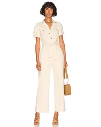 Paige JUMPSUIT MIT PUFFÄRMELN ANESSA in Cream Cream