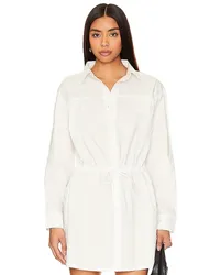 LnA Clothing Aurora Button Up Tunic in White White