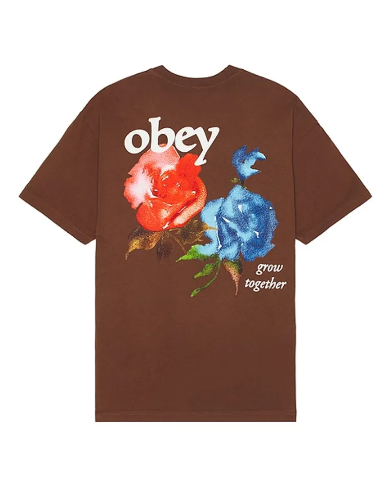 Obey SHIRTKLEIDER GROW TOGETHER in Brown Brown