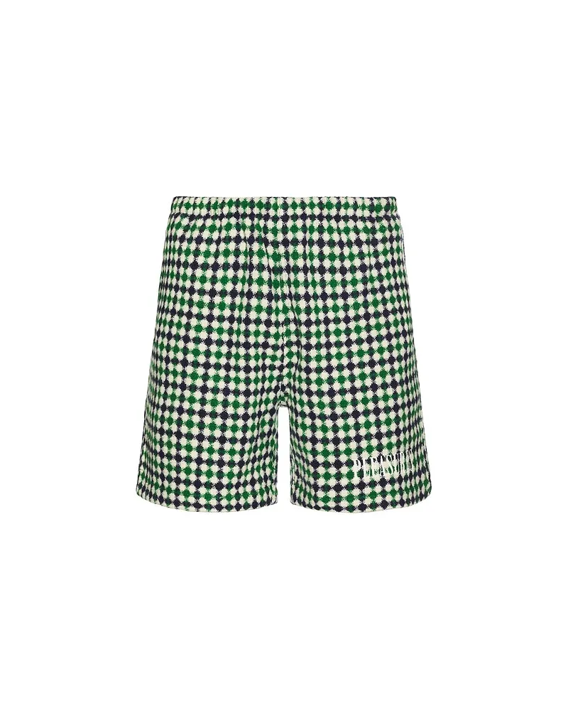 PLEASURES SHORTS in Navy,Green