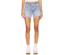 Annabelle Long Vintage Relaxed Short in Blue