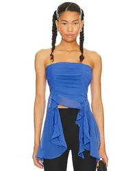 Free People GERÜSCHTES TOP FREE PEOPLE NAEVA in Blue Blue