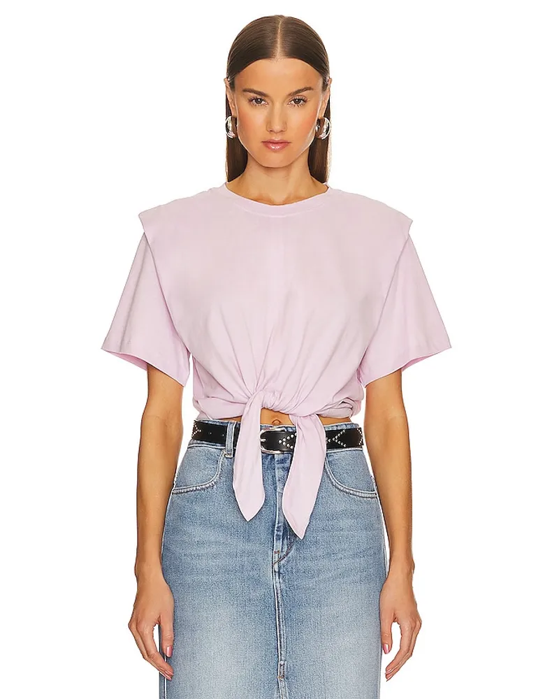 Isabel Marant SHIRT MIT BINDESAUM ZELIKIA in Pink Pink