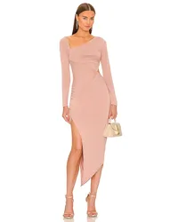 Michael Costello MIDI-KLEID ANSEL in Blush Blush