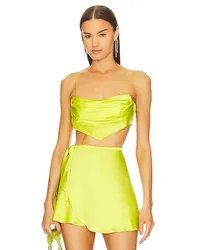 Amanda Uprichard ANNELI TOP in Yellow Yellow