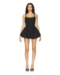 Amanda Uprichard SKORT-ROMPER BETTINA in Black Black