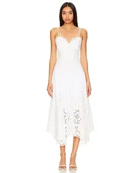 Charo Ruiz MIDI-KLEID OMELIA in Ivory Ivory