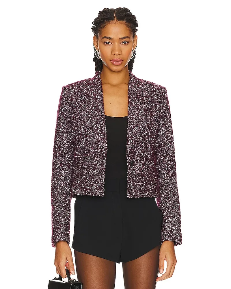 Rag & Bone BLAZER VALERIE in Burgundy Burgundy