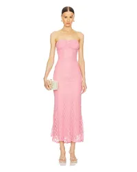 Bardot SCHULTERFREIES MIDIKLEID ADONI in Pink Pink