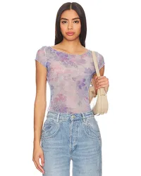 Free People T-SHIRT FREE PEOPLE ON THE DOT in Purple Purple